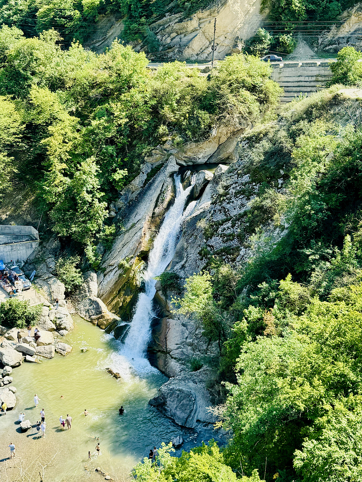 Хучнинский (или Ханагский) водопад &mdash; фото 1